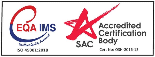 ISO 45001:2018, Occupational health and safety, certificate OSH-18-1945